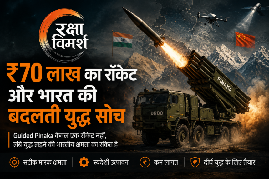 ₹70 लाख का Guided Pinaka रॉकेट और भारत की बदलती युद्ध सोच