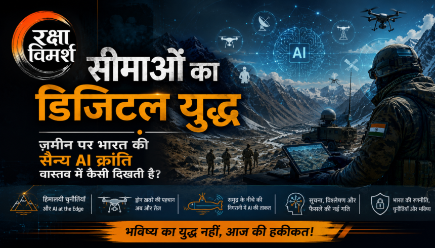AI और भारतीय सेना सीमा पर बदलता युद्ध का चेहरा
